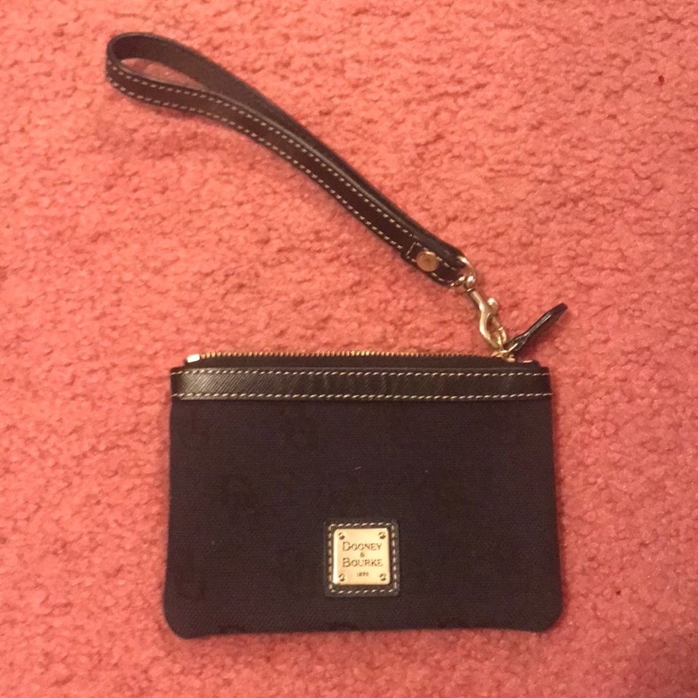 Dooney & Bourke Black Fabric Wristlet